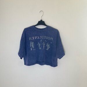 True Vintage Los Angeles Blue Graphic Top